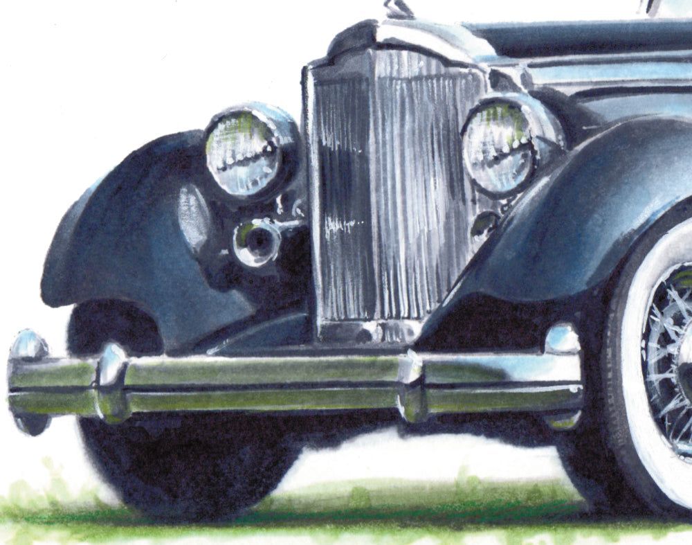 1934 Packard Art Print