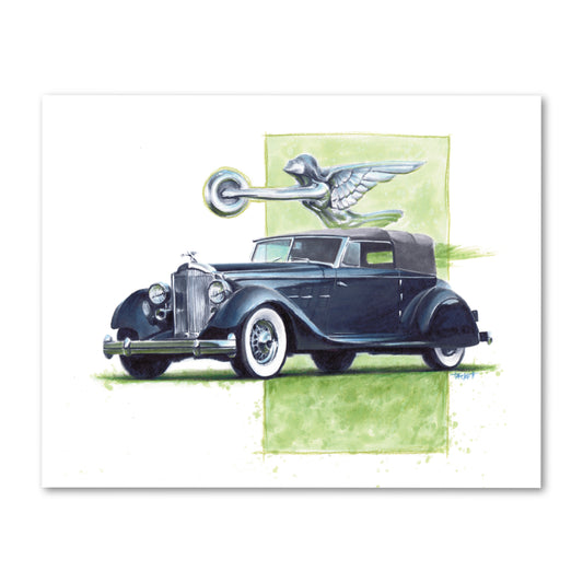 1934 Packard Art Print
