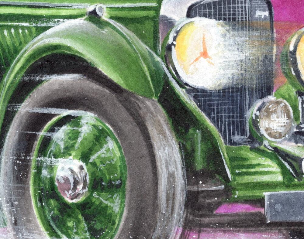 1936 Bentley Art Print