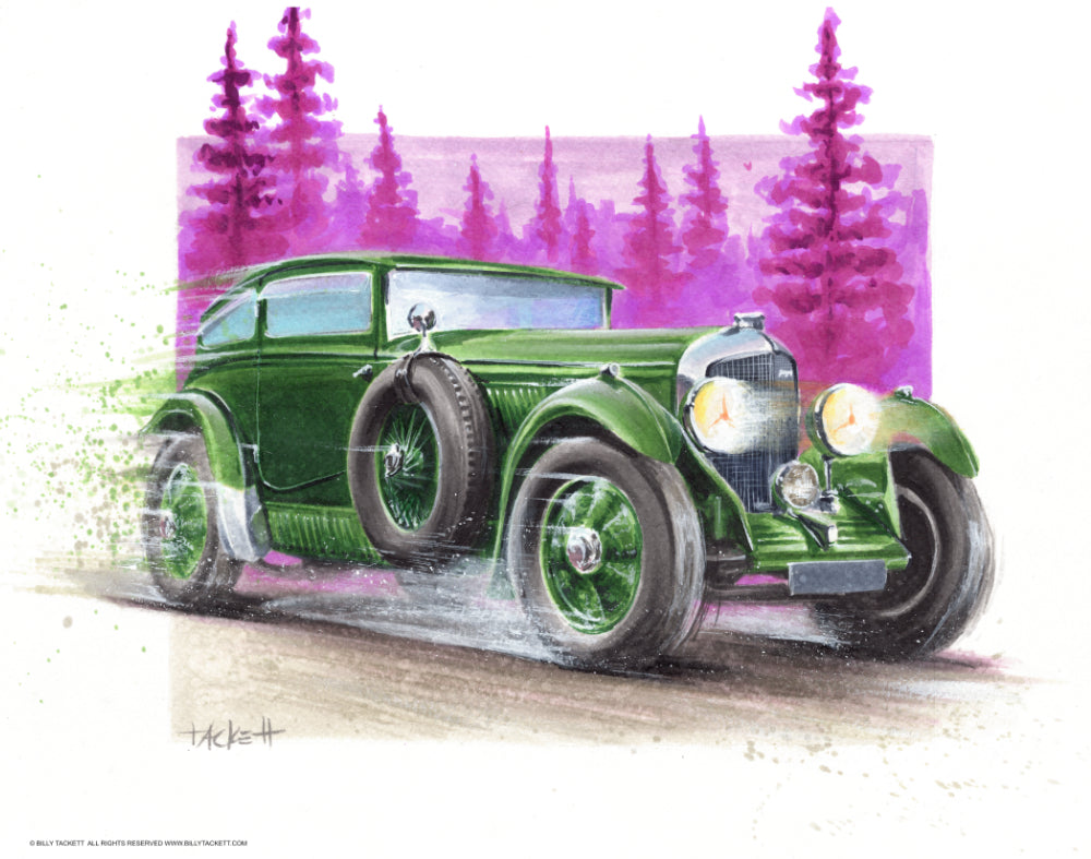 1936 Bentley Art Print
