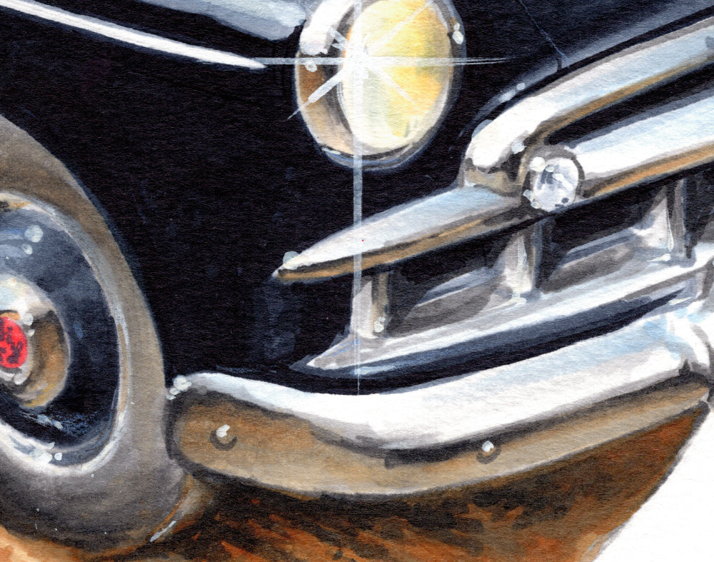 1949 Chevrolet Squad Car Art Print