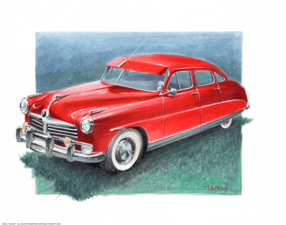 1954 Hudson Commodore Art Print