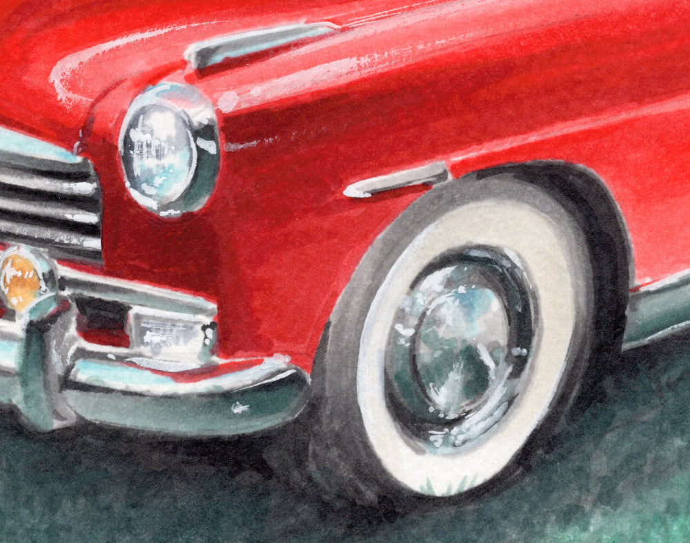 1954 Hudson Commodore Art Print