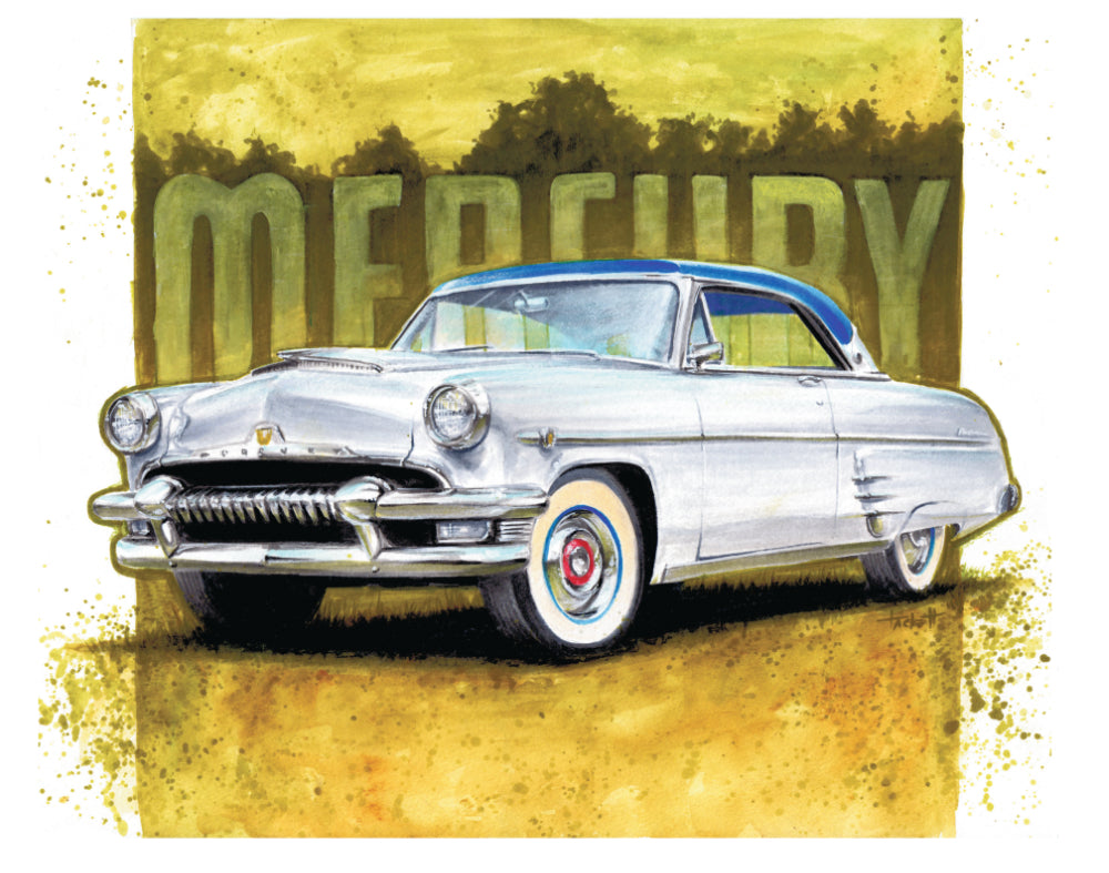 1954 Mercury Monterey Art Print