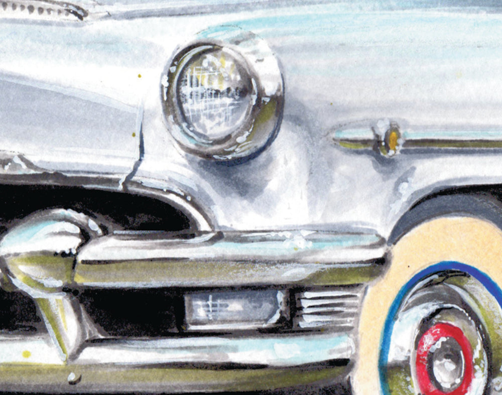 1954 Mercury Monterey Art Print