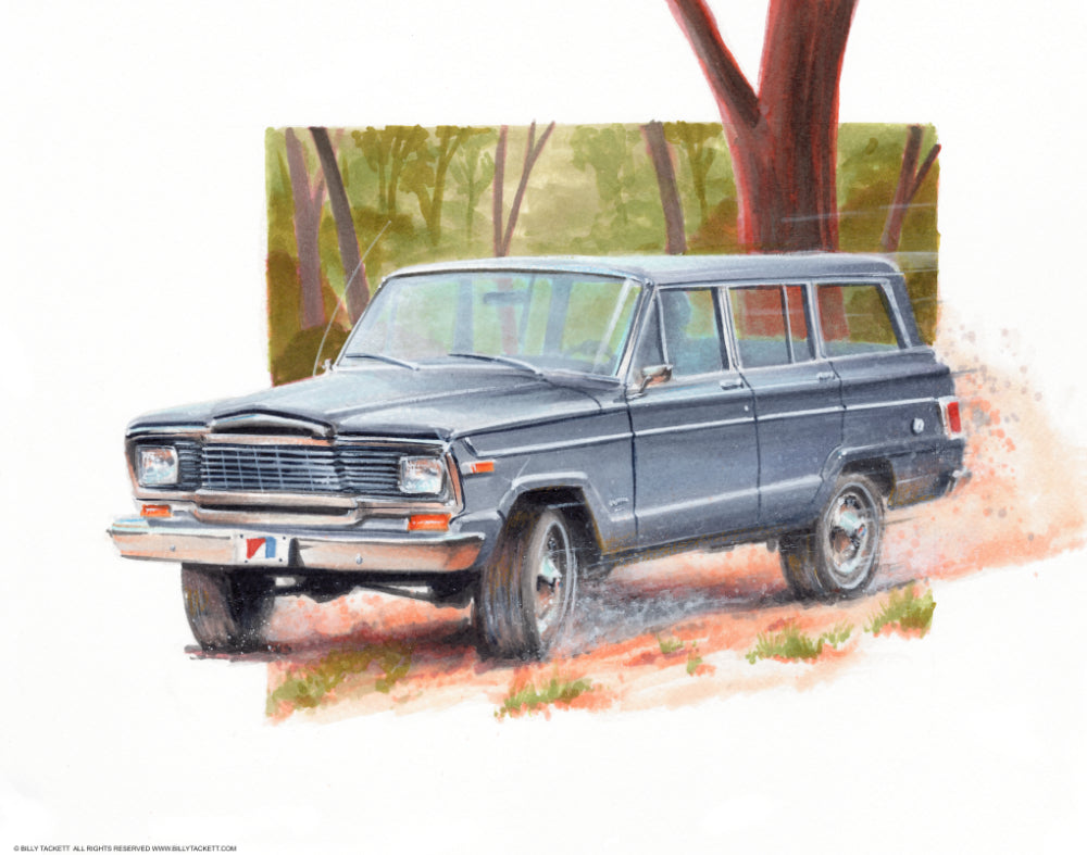 1979 Jeep Wagoneer Art Print
