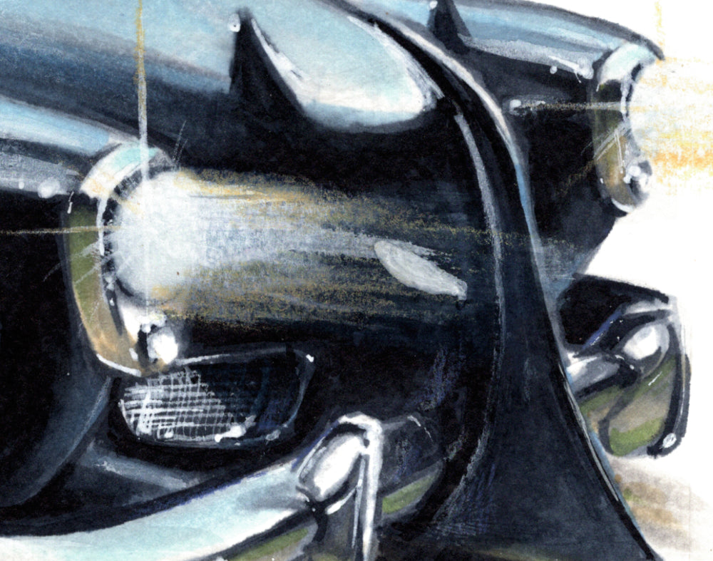 Batmobile Art Print