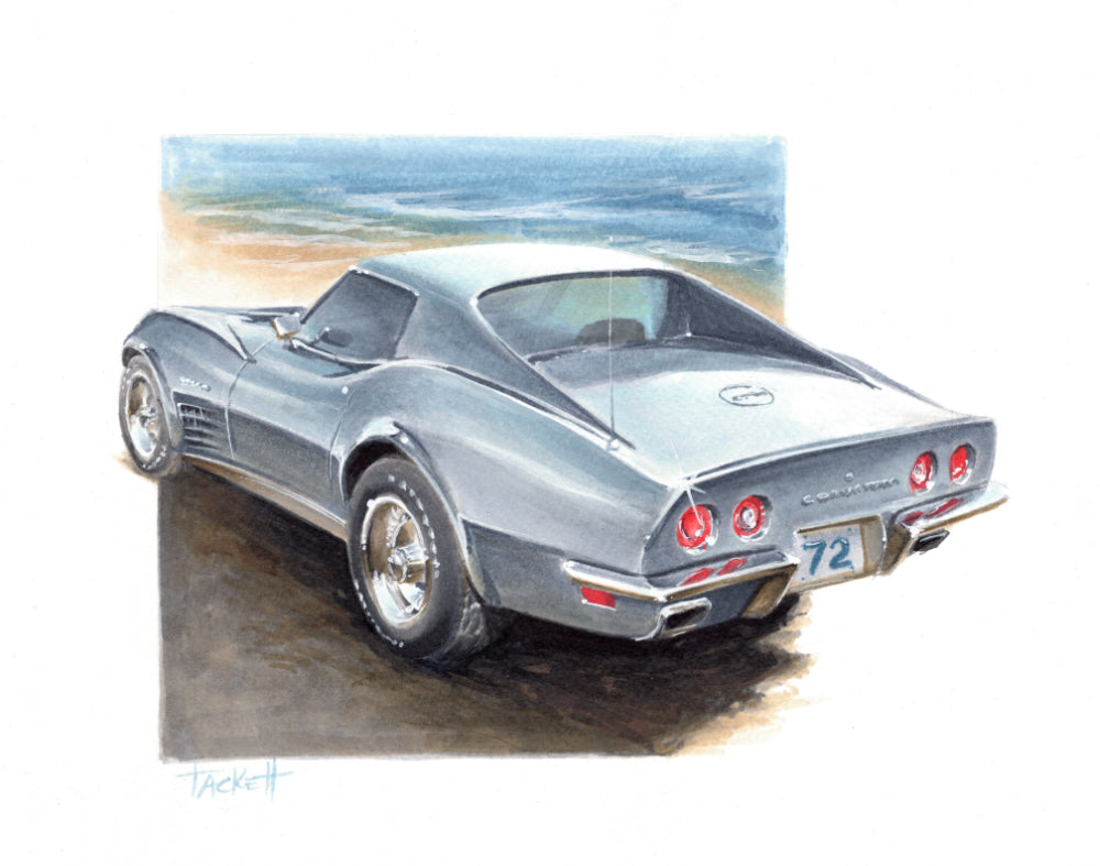 1972 Corvette Stingray Art Print