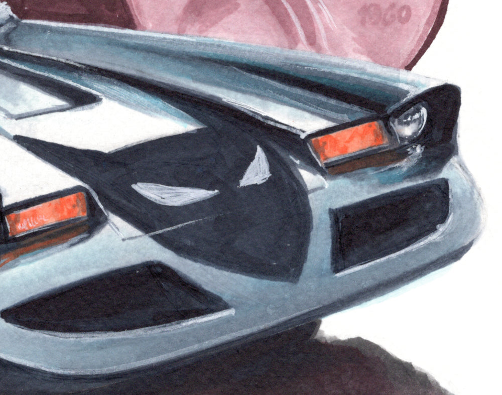 Batmobile Art Print