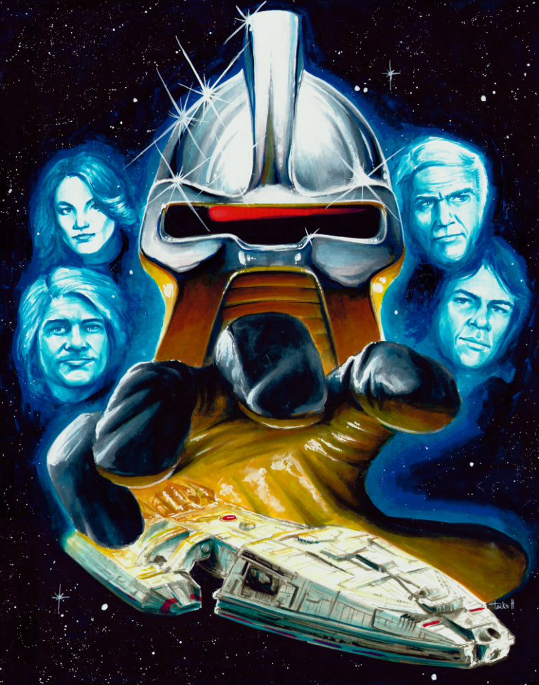 Battlestar Galactica Original Painting