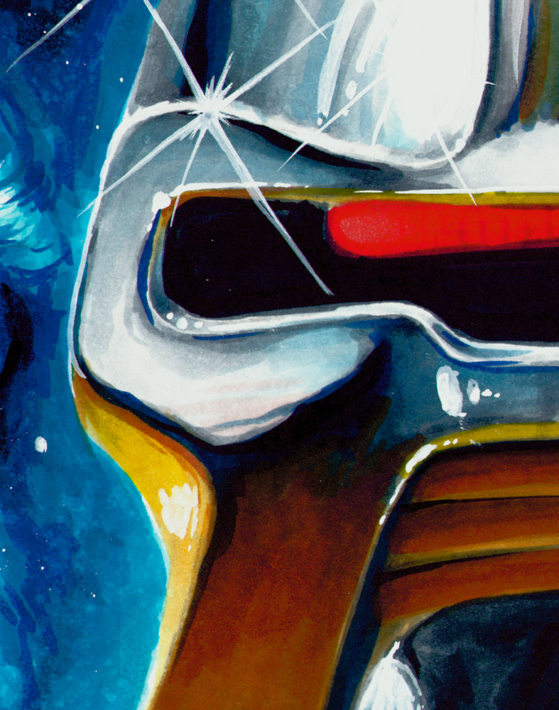 Battlestar Galactica Original Painting