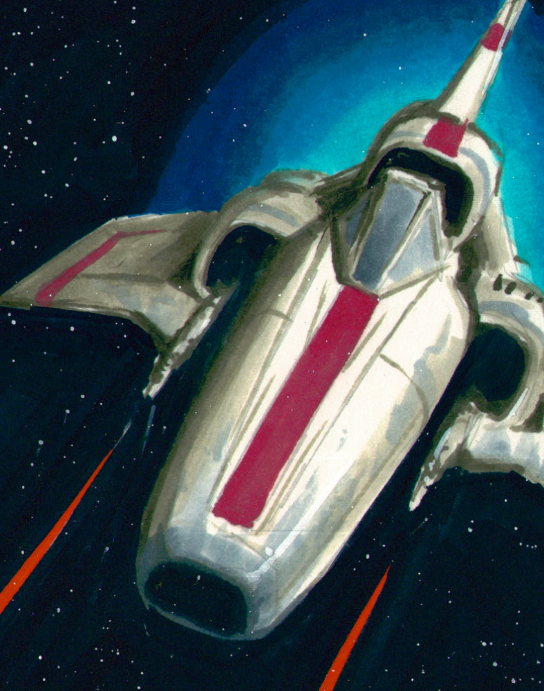 Battlestar Galactica Art Print