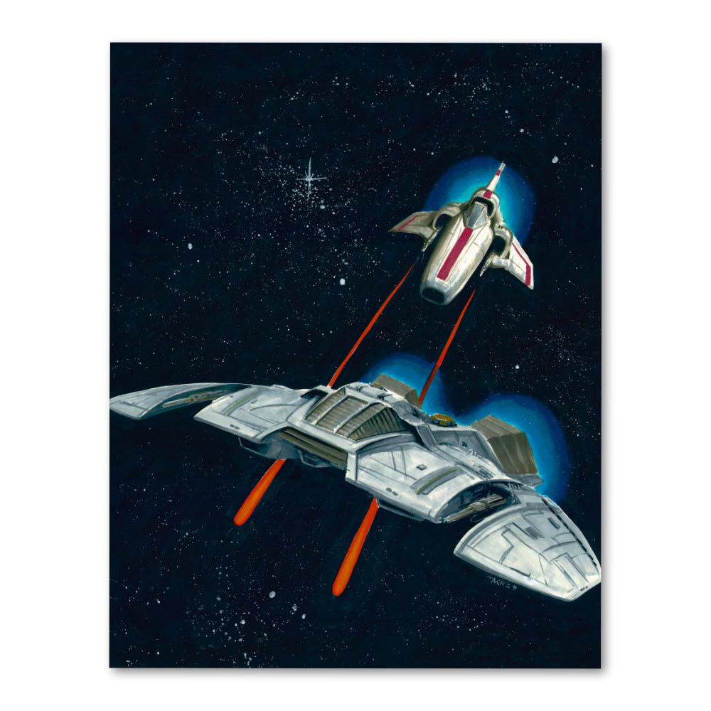Battlestar Galactica Original Painting