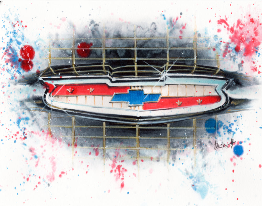 Chevrolet Badge Original Painting