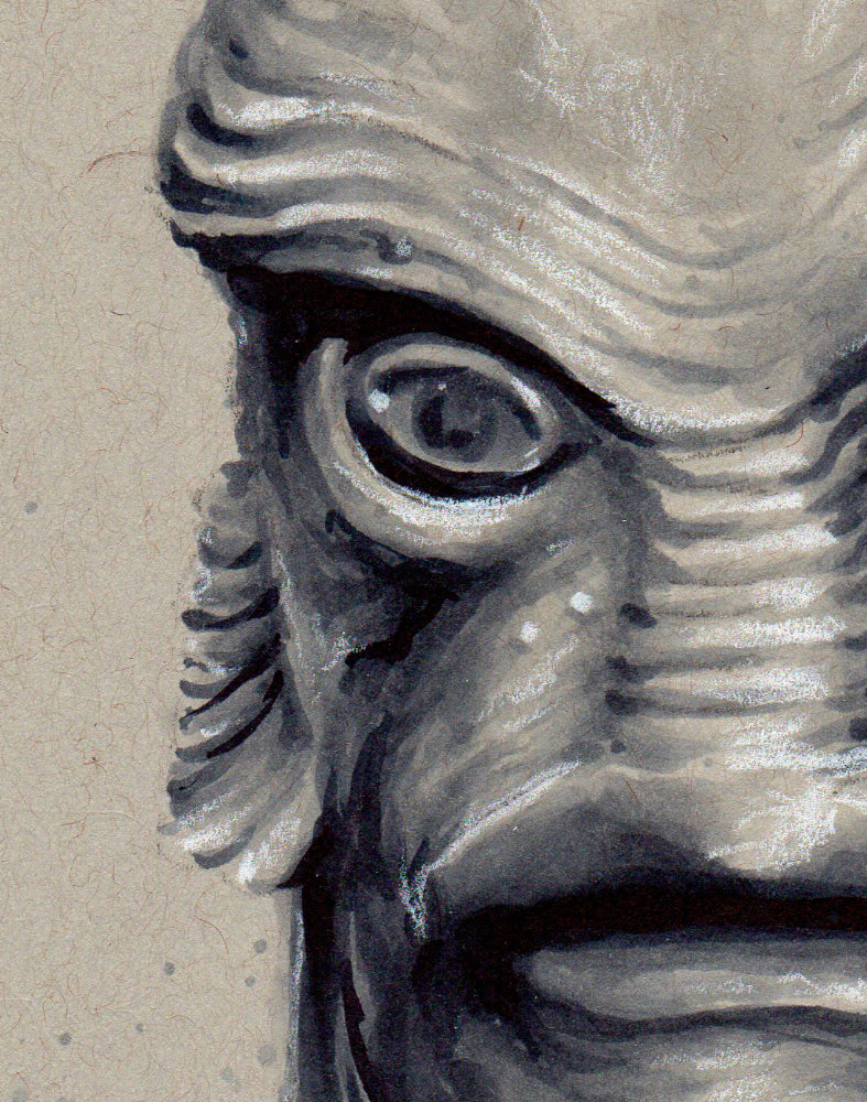 Creature From The Black Lagoon Art Print