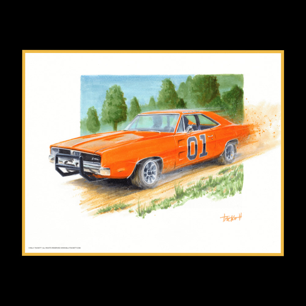 Dukes Of Hazzard Art Print