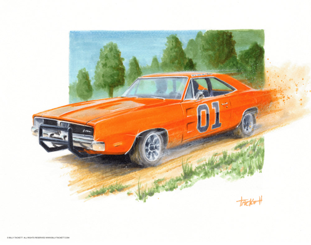 Dukes Of Hazzard Art Print