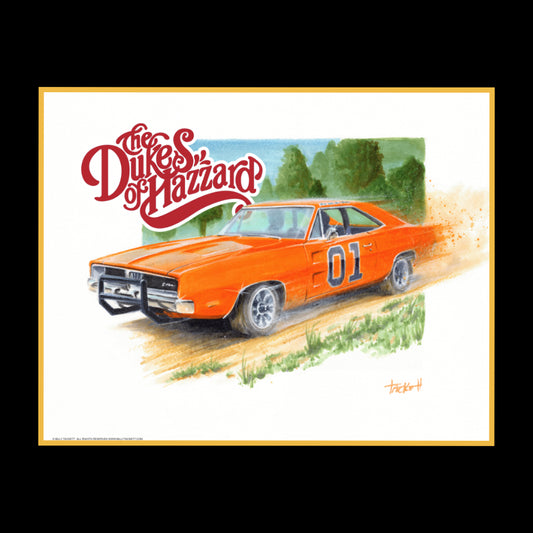 Dukes Of Hazzard Art Print