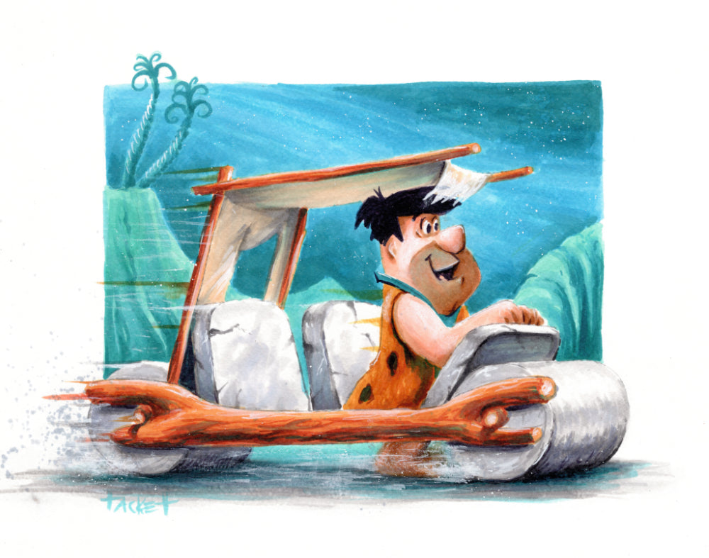 Flintstones Art Print