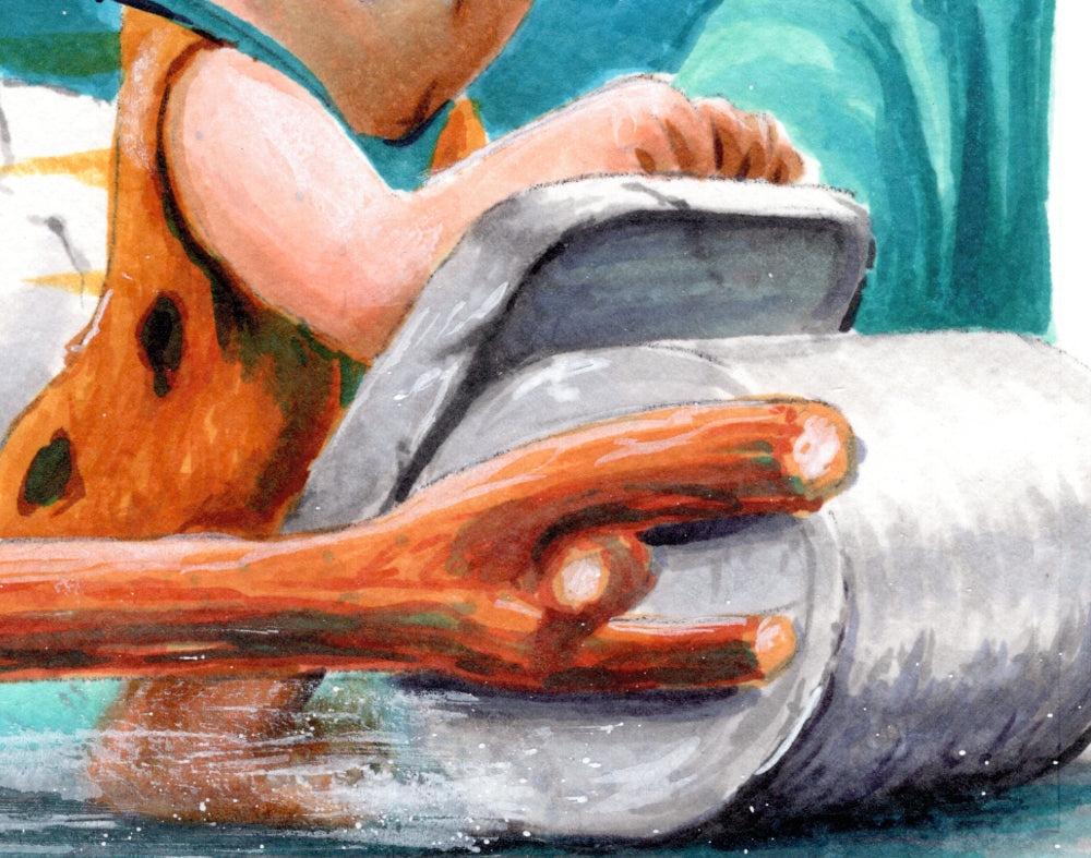 Flintstones Art Print