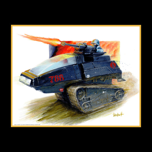 G.I. Joe Cobra H.I.S.S. Tank Art Print