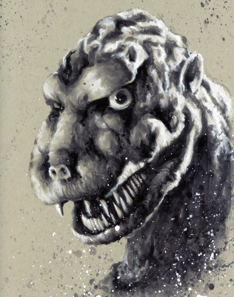 Godzilla Original Painting
