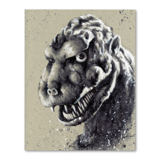 Godzilla Original Painting
