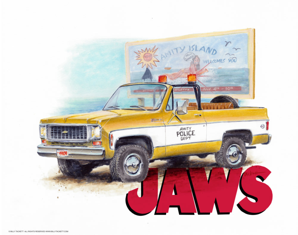 Jaws Art Print
