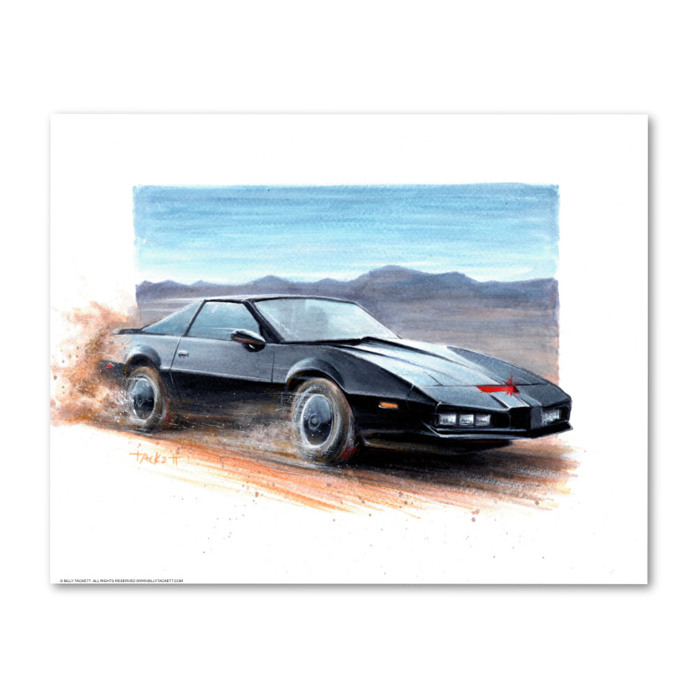 Knight Rider Original Painting