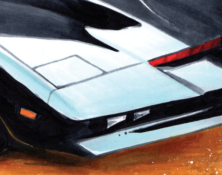 Knight Rider Original Painting