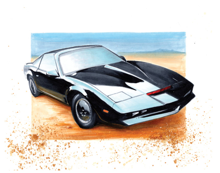 Knight Rider Original Painting