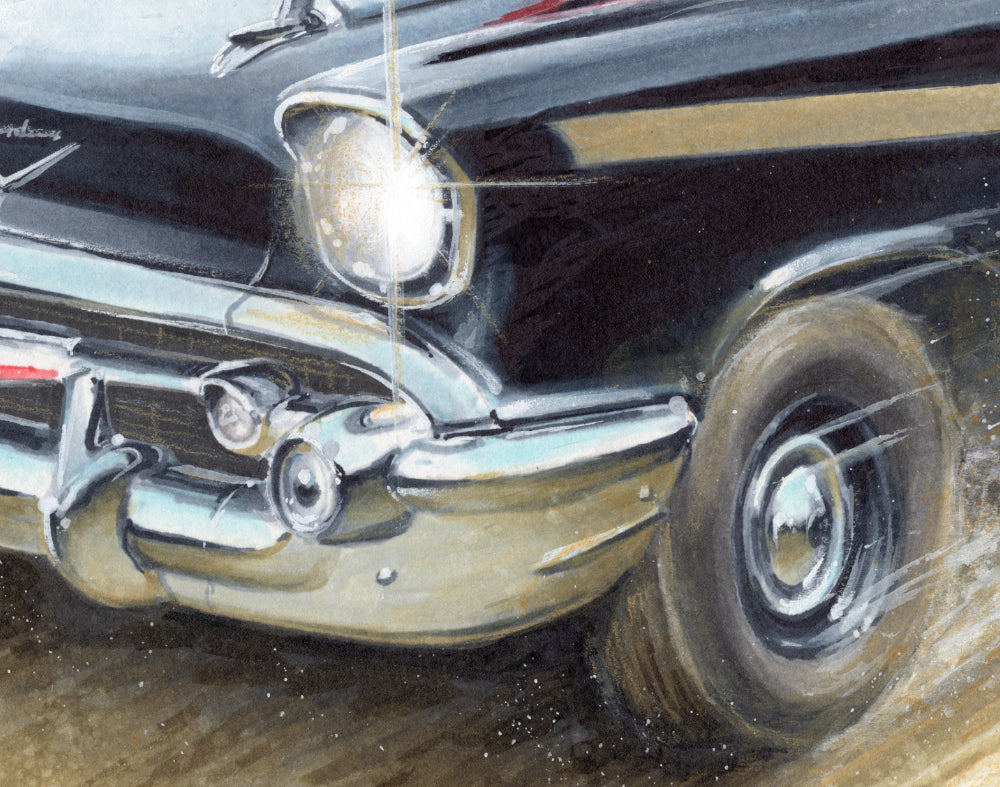 1957 Chevrolet Kentucky State Police Art Print