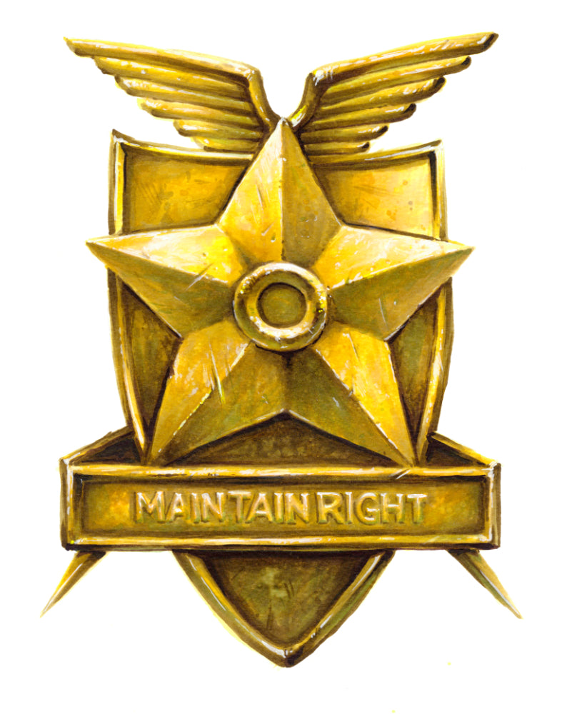 Mad Max's MFP Badge Art Print
