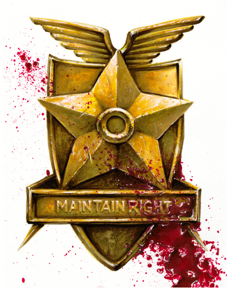 Mad Max's MFP Badge Original Painting