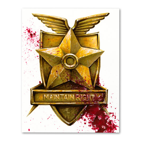Mad Max's MFP Badge Art Print