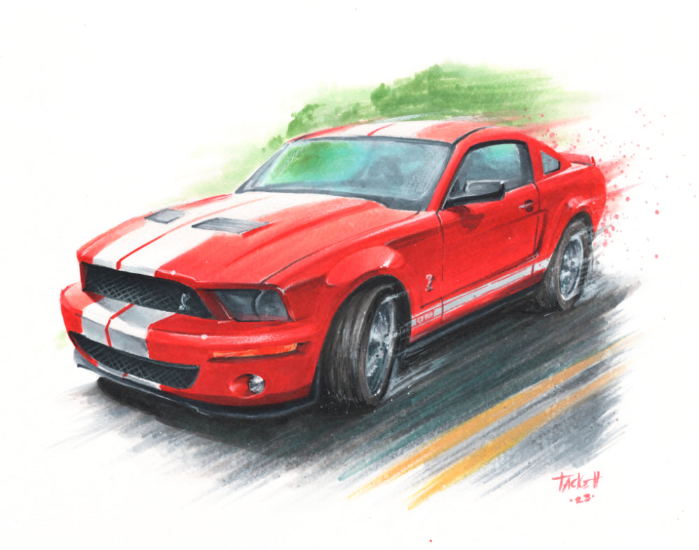 2005 Mustang Art Print