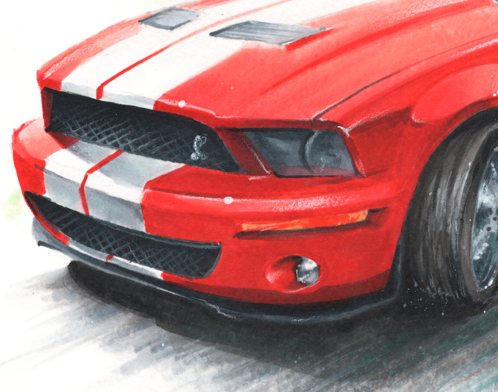 2005 Mustang Art Print