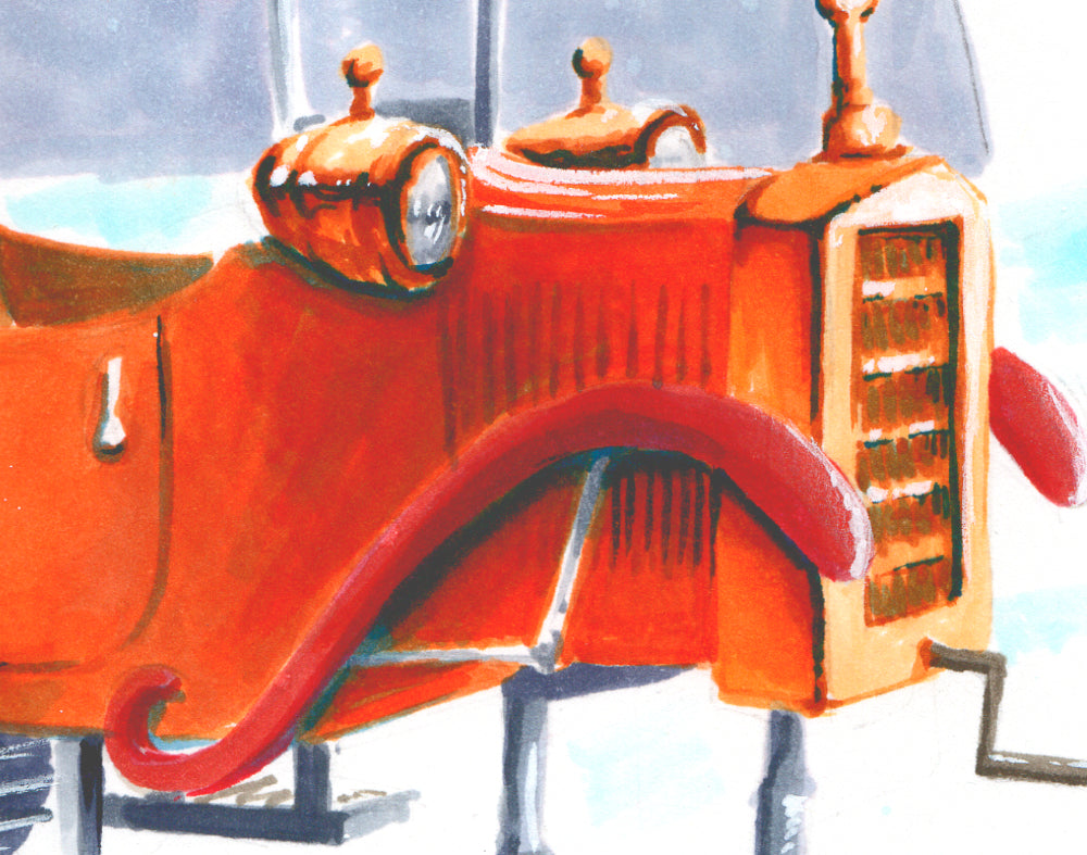 Santa Claus Is Coming To Town Art Print