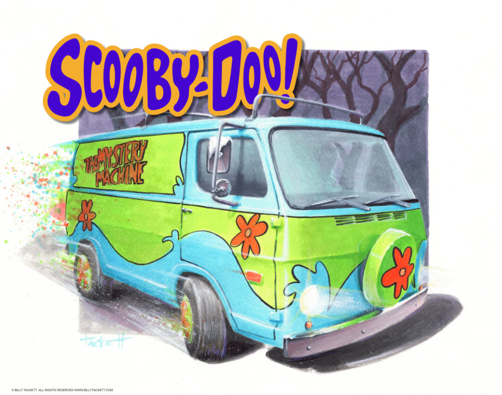Scooby Doo Art Print