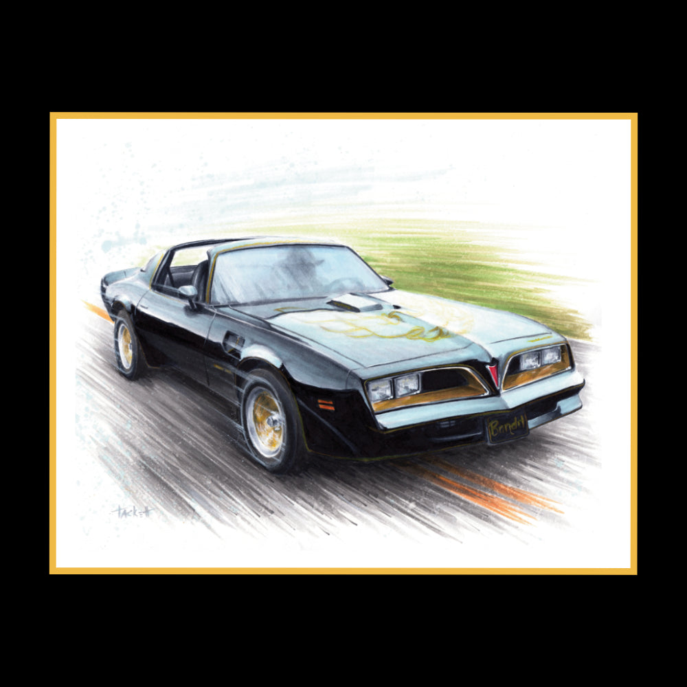 Smokey And The Bandit Art Print