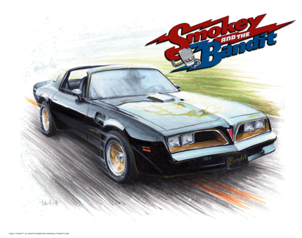 Smokey And The Bandit Art Print