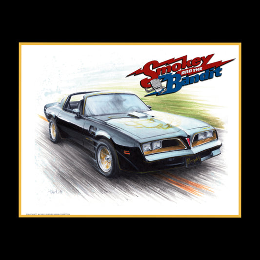Smokey And The Bandit Art Print