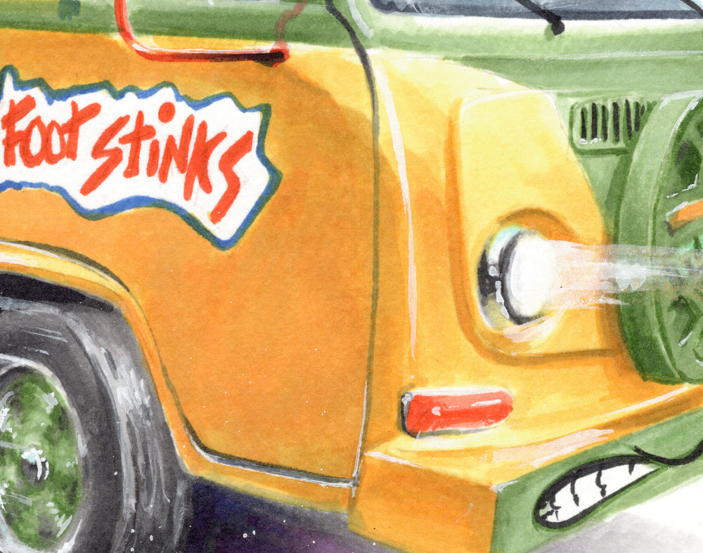 Teenage Mutant Ninja Turtles Party Wagon Art Print
