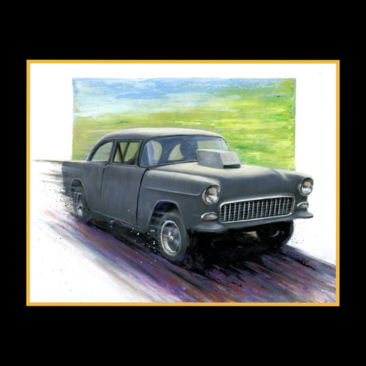 Two-Lane Blacktop Art Print