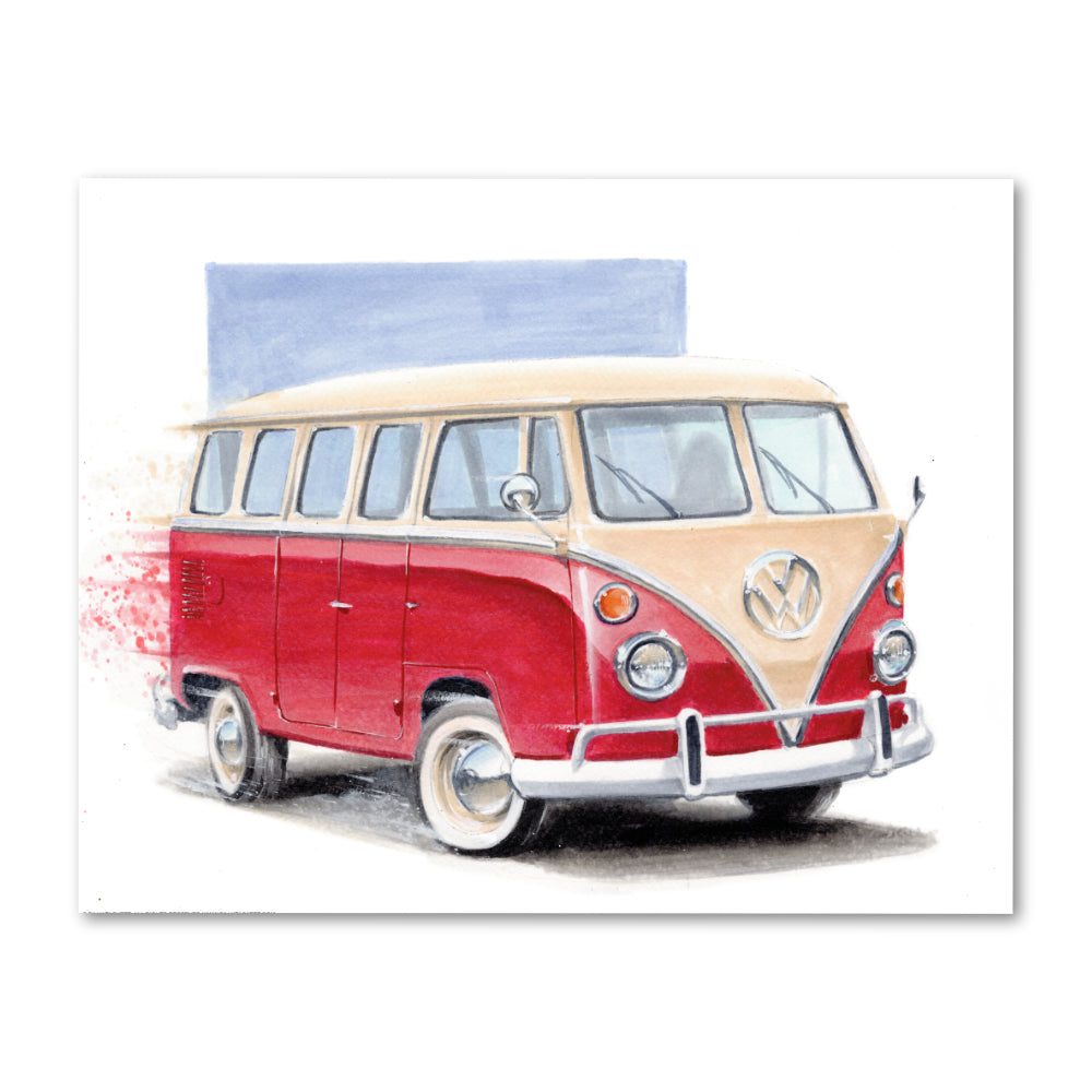 Volkswagen Bus Original Painting
