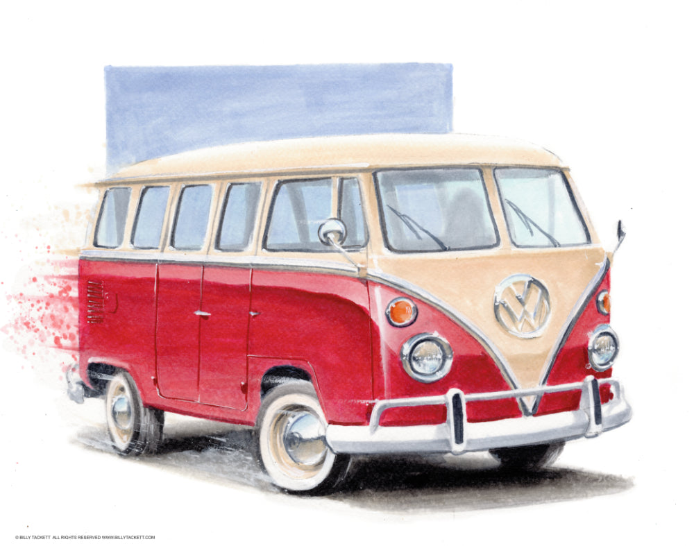 Volkswagen Bus Original Painting