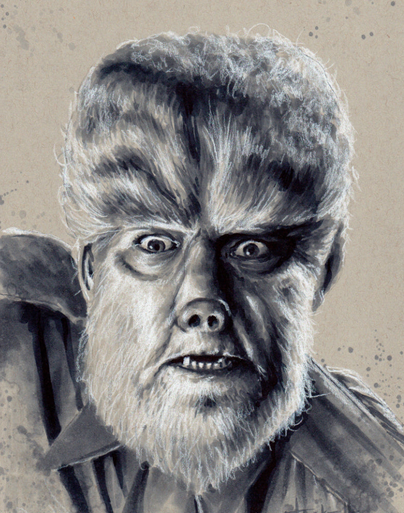 Wolf Man Wall Art