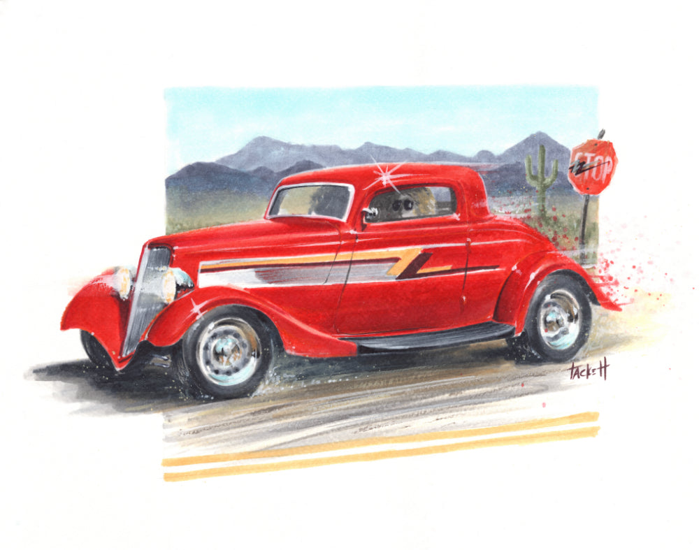 ZZ Top Original Painting