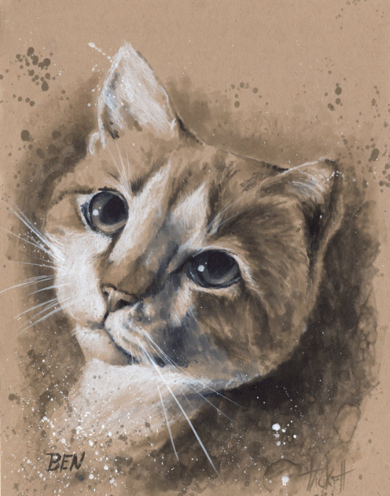 HAND PAINTED PET PORTRAIT