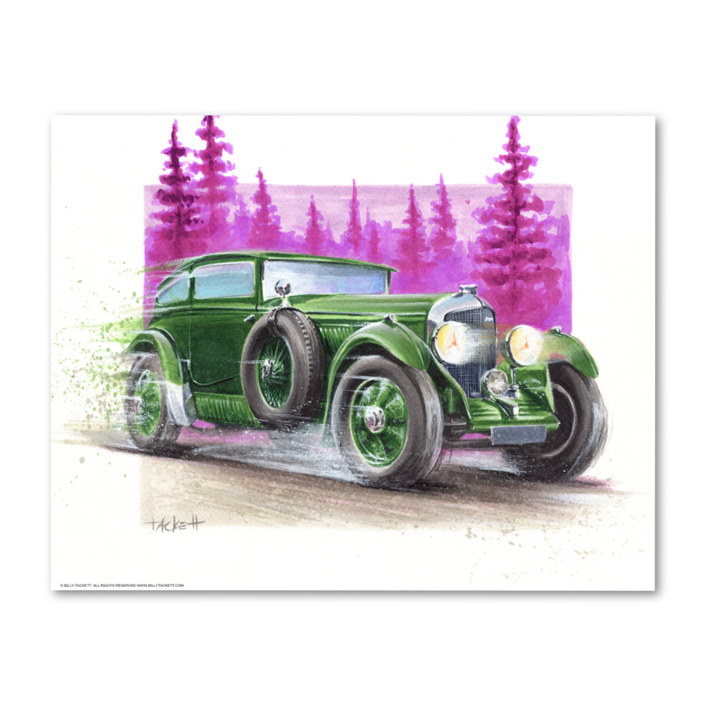 1936 Bentley Art Print – Billy Tackett